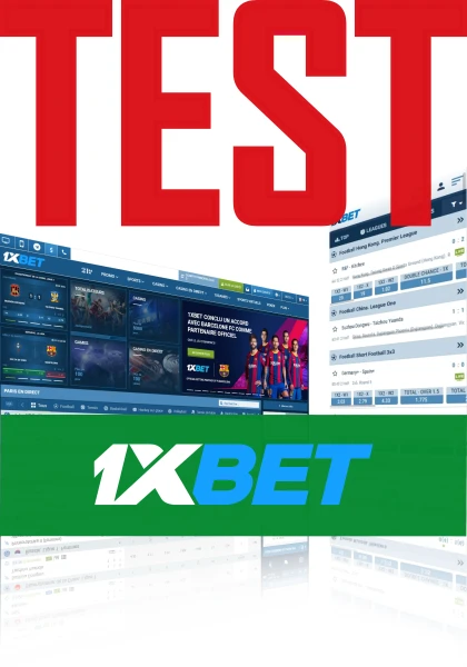 Test de l'opérateur 1xbet